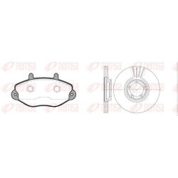 Stabdžių rinkinys, diskiniai stabdžiai REMSA 8392.00