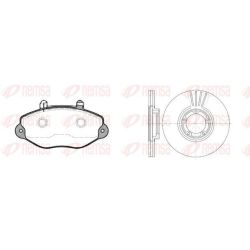 Stabdžių rinkinys, diskiniai stabdžiai REMSA 8392.01