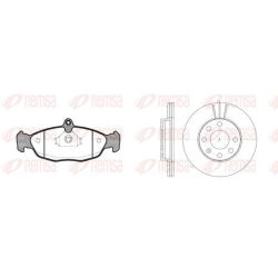 Stabdžių rinkinys, diskiniai stabdžiai REMSA 8393.02