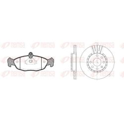 Stabdžių rinkinys, diskiniai stabdžiai REMSA 8393.03