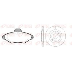 Stabdžių rinkinys, diskiniai stabdžiai REMSA 8438.00