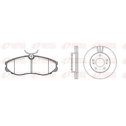 Stabdžių rinkinys, diskiniai stabdžiai REMSA 8462.00