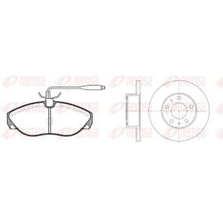 Stabdžių rinkinys, diskiniai stabdžiai REMSA 8486.00