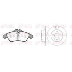 Stabdžių rinkinys, diskiniai stabdžiai REMSA 8578.00