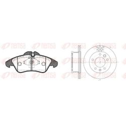 Stabdžių rinkinys, diskiniai stabdžiai REMSA 8578.01