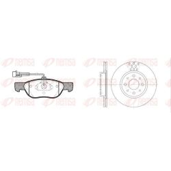 Stabdžių rinkinys, diskiniai stabdžiai REMSA 8587.01