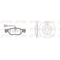 Stabdžių rinkinys, diskiniai stabdžiai REMSA 8587.03