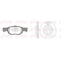 Stabdžių rinkinys, diskiniai stabdžiai REMSA 8588.01