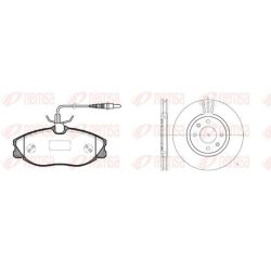 Stabdžių rinkinys, diskiniai stabdžiai REMSA 8604.00