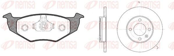 Stabdžių rinkinys, diskiniai stabdžiai REMSA 8609.03