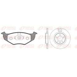 Stabdžių rinkinys, diskiniai stabdžiai REMSA 8609.05