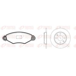 Stabdžių rinkinys, diskiniai stabdžiai REMSA 8643.00