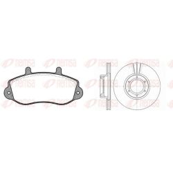 Stabdžių rinkinys, diskiniai stabdžiai REMSA 8677.00