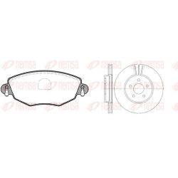 Stabdžių rinkinys, diskiniai stabdžiai REMSA 8776.00