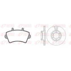 Stabdžių rinkinys, diskiniai stabdžiai REMSA 8819.00