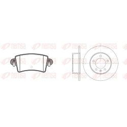 Stabdžių rinkinys, diskiniai stabdžiai REMSA 8833.00