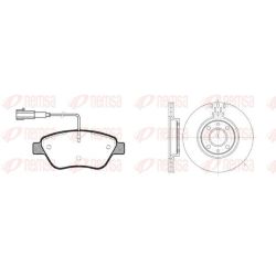Stabdžių rinkinys, diskiniai stabdžiai REMSA 8858.01