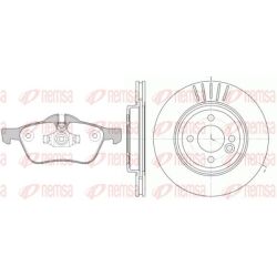 Stabdžių rinkinys, diskiniai stabdžiai REMSA 8864.00