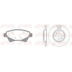 Stabdžių rinkinys, diskiniai stabdžiai REMSA 8976.03