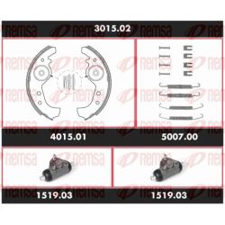 Stabdžių rinkinys, būgniniai stabdžiai REMSA 3015.02
