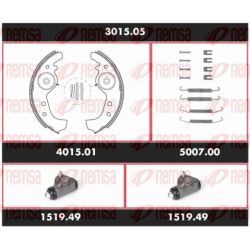 Stabdžių rinkinys, būgniniai stabdžiai REMSA 3015.05