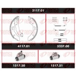 Stabdžių rinkinys, būgniniai stabdžiai REMSA 3117.01