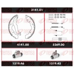 Stabdžių rinkinys, būgniniai stabdžiai REMSA 3141.01