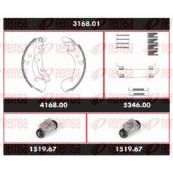 Stabdžių rinkinys, būgniniai stabdžiai REMSA 3168.01