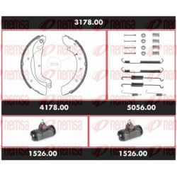 Stabdžių rinkinys, būgniniai stabdžiai REMSA 3178.00