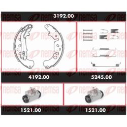 Stabdžių rinkinys, būgniniai stabdžiai REMSA 3192.00