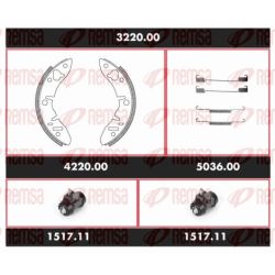 Stabdžių rinkinys, būgniniai stabdžiai REMSA 3220.00