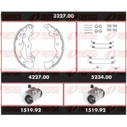 Stabdžių rinkinys, būgniniai stabdžiai REMSA 3227.00