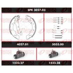 Stabdžių rinkinys, būgniniai stabdžiai REMSA SPK 3027.03