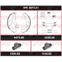 Stabdžių rinkinys, būgniniai stabdžiai REMSA SPK 3072.01