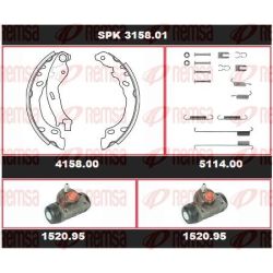 Stabdžių rinkinys, būgniniai stabdžiai REMSA SPK 3158.01