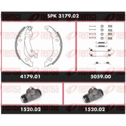Stabdžių rinkinys, būgniniai stabdžiai REMSA SPK 3179.02