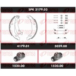 Stabdžių rinkinys, būgniniai stabdžiai REMSA SPK 3179.03