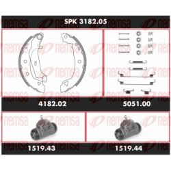 Stabdžių rinkinys, būgniniai stabdžiai REMSA SPK 3182.05