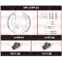 Stabdžių rinkinys, būgniniai stabdžiai REMSA SPK 3199.03