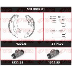 Stabdžių rinkinys, būgniniai stabdžiai REMSA SPK 3302.01