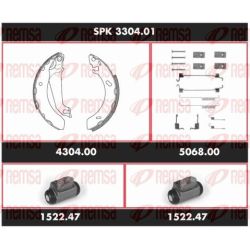 Stabdžių rinkinys, būgniniai stabdžiai REMSA SPK 3304.01