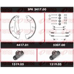 Stabdžių rinkinys, būgniniai stabdžiai REMSA SPK 3417.00