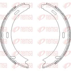Stabdžių trinkelė, stovėjimo stabdys REMSA 4093.01
