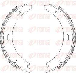 Stabdžių trinkelė, stovėjimo stabdys REMSA 4094.01
