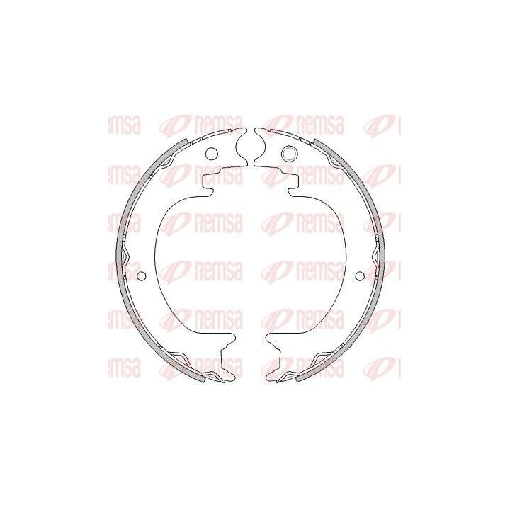 Stabdžių trinkelė, stovėjimo stabdys REMSA 4279.00