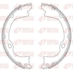 Stabdžių trinkelė, stovėjimo stabdys REMSA 4282.00