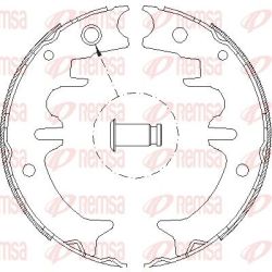 Stabdžių trinkelė, stovėjimo stabdys REMSA 4431.00