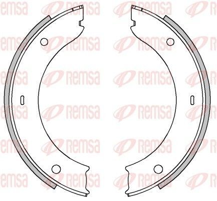 Stabdžių trinkelė, stovėjimo stabdys REMSA 4449.00