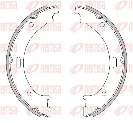 Stabdžių trinkelė, stovėjimo stabdys REMSA 4464.00