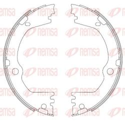 Stabdžių trinkelė, stovėjimo stabdys REMSA 4466.00